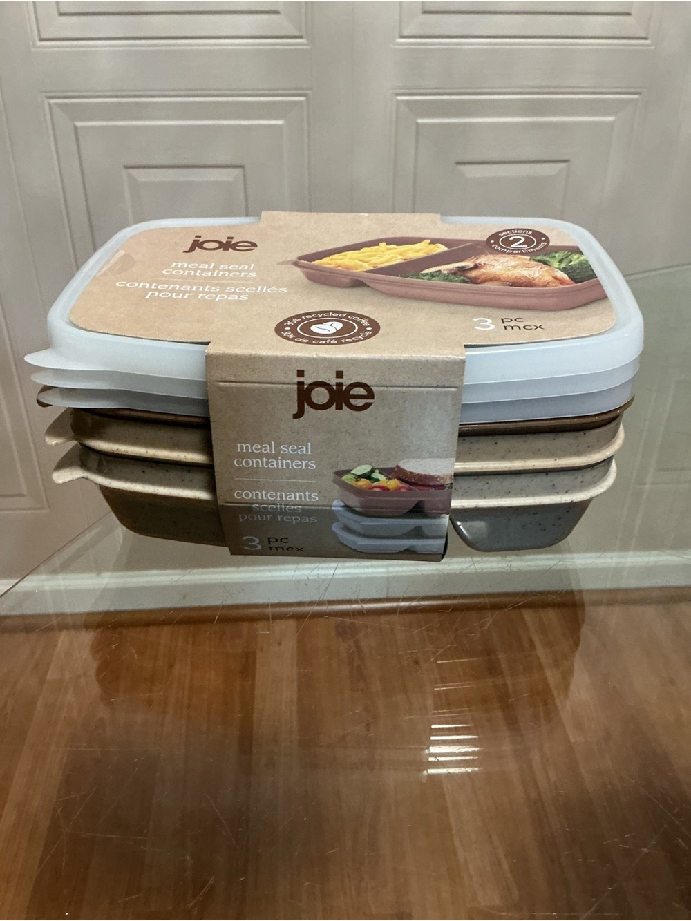 - Brand New Joie 3 Pack Meal Seal Containers